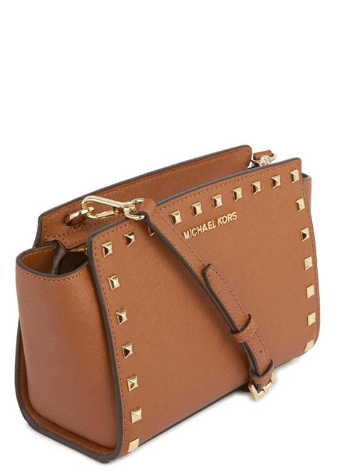 michael kors tan leather bag|michael kors ladies bag.